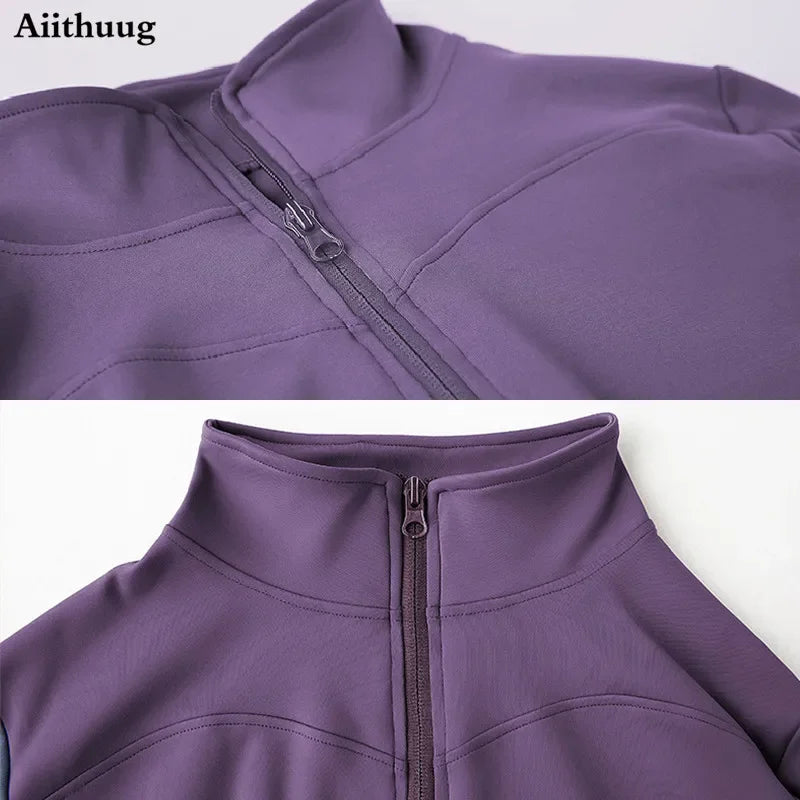 Pure Performance: Women's Full-Zip, Breathable Jacket for Running, Cycling & Fitness