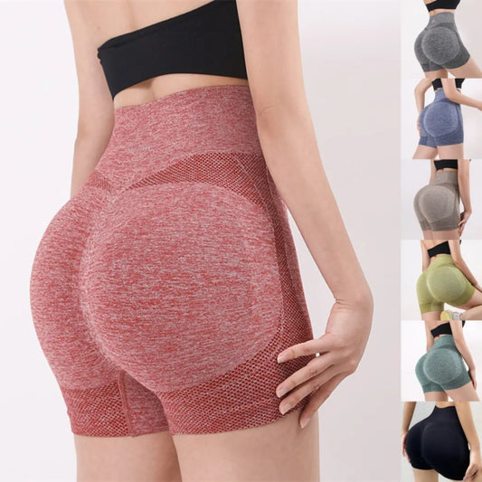 Pure Performance: High-Waisted Fitness Shorts with Butt Lifting Technology for a Flawless Figure