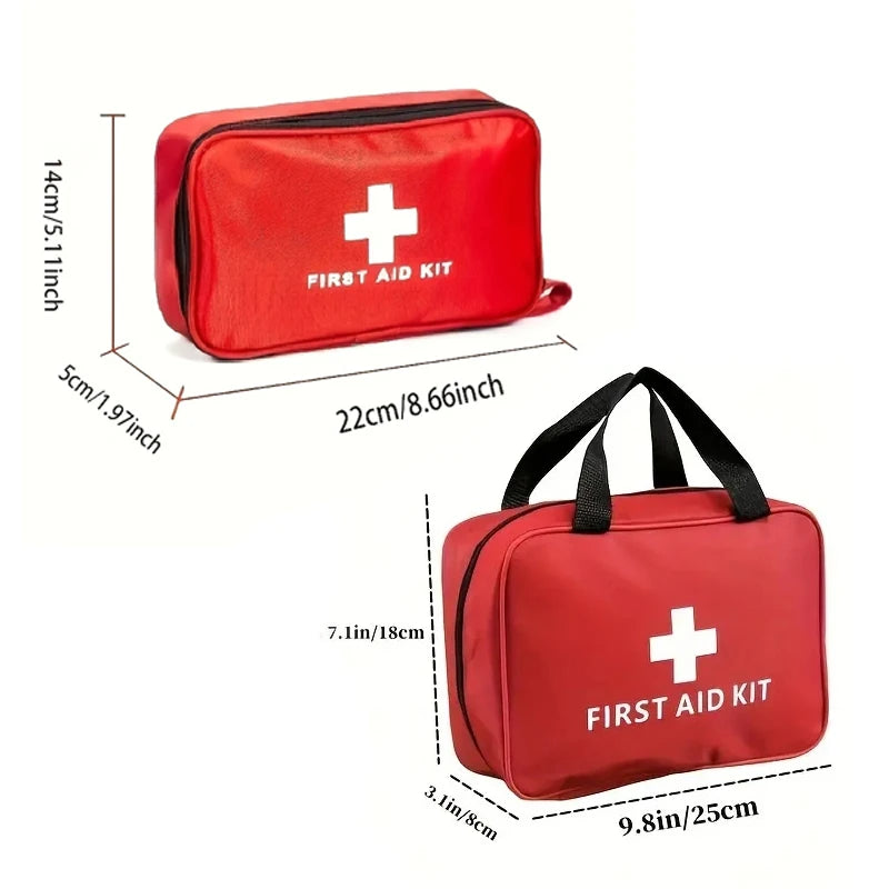 Survival Essentials: 184-piece first aid kit, suitable for outdoor hunting, hiking, camping, emergencies