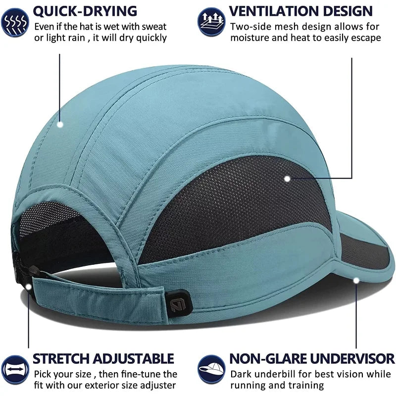 Dry-Fast Technology: Lightweight, Breathable Sports Cap for Outdoor Activities